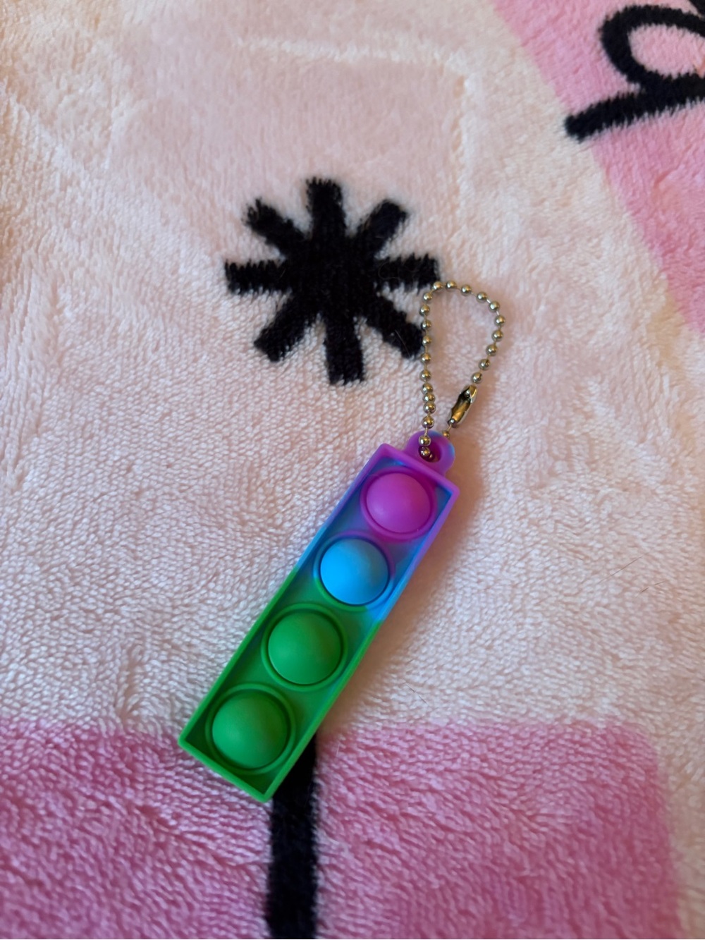 Rainbow Gradient Mini Pop-It Keychain